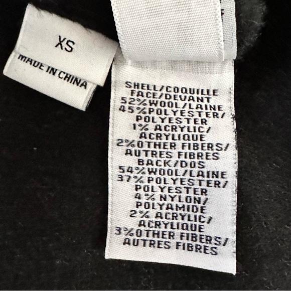 NWT DVF Doubleface Wool Wrap Coat Reversible Marilyn XS Black  Gray Gown - Picture 6 of 11